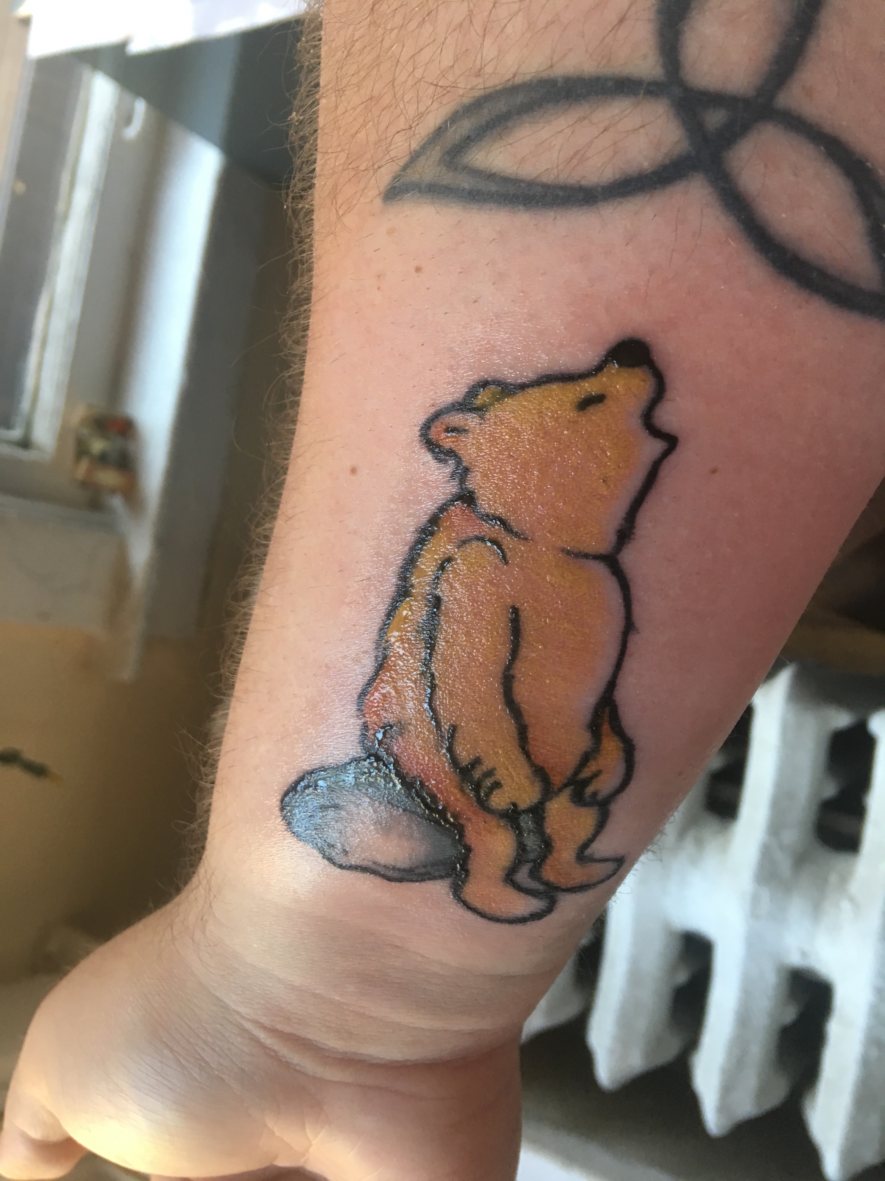 Winnie-the-Pooh singing "Cottleston Pie"